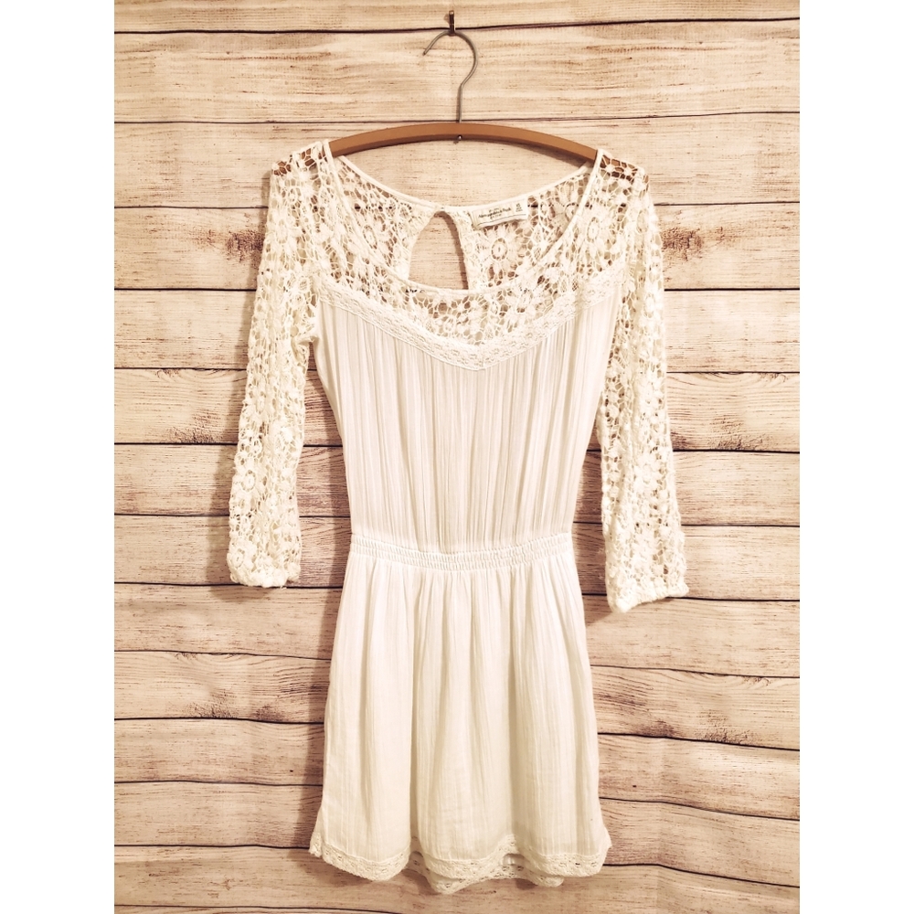 🔴 2/$25🔴⚡ Abercrombie & Fitch ⚡ White Sundress